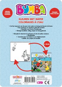 Bumba : kleurboek- Kleuren met water achterzijde