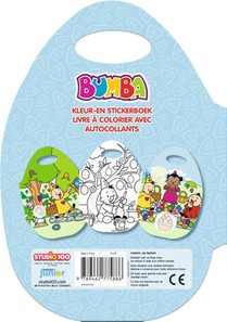 Bumba : kleur- en stickerboek - Pasen achterzijde