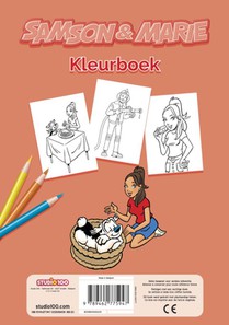 Samson & Marie : kleurboek achterzijde