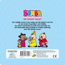 Bumba : kartonboek met flapjes - Wie woont waar? achterzijde