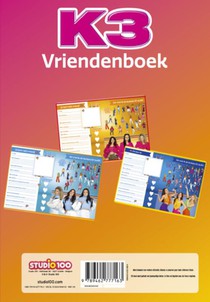 K3 : vriendenboek - Alle kleuren achterzijde