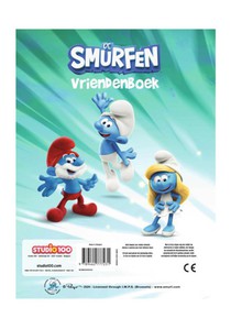 De Smurfen : stickerboek achterzijde