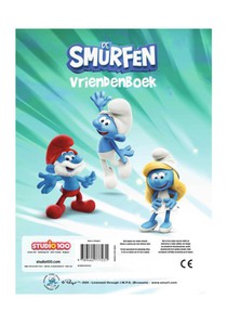 De Smurfen vriendenboek achterzijde