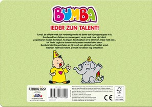 Bumba : Kartonboek met flapjes - Ieder zijn talent achterzijde
