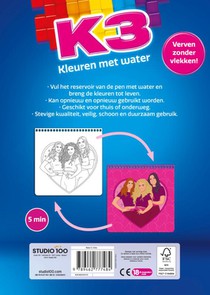 K3 : kleurboek - Kleuren met water achterzijde
