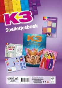 K3 : doeboek - Spelletjesboek achterzijde