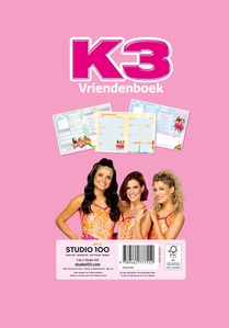 K3: Vriendenboek achterzijde