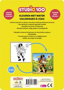 Kleuren met water achterzijde
