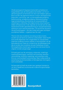 Ondernemingsrecht begrepen achterzijde