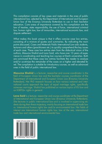 Cases and Materials Public International Law achterzijde