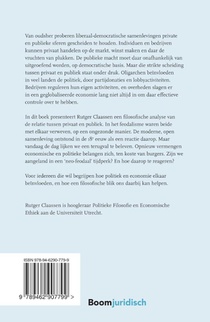 Private eigendom, publieke macht achterzijde