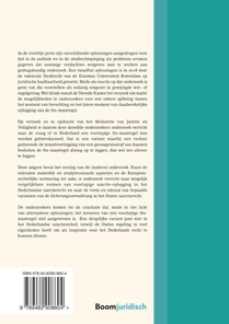 Voorlopige tbs-oplegging als bijdrage aan de oplossing van de weigeraarsproblematiek achterzijde