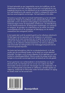 Inleiding Nederlands sociaal recht achterzijde