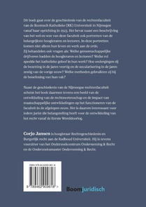 Grepen uit de geschiedenis van de Nijmeegse juridische faculteit (1923-2023) achterzijde