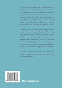 Recht en rechtspraak vanaf 2040 achterzijde