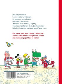 Lam en Loebas, kleine koks = recepten achterzijde