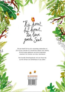 Hij komt, hij komt, die lieve goede Sint achterzijde