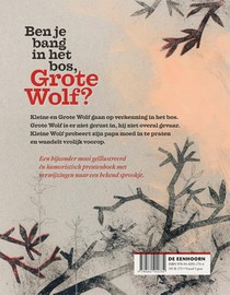 Ben je bang in het bos, Grote Wolf? achterzijde