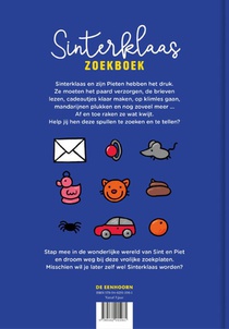 Sinterklaas zoekboek achterzijde