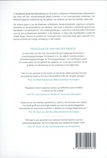 Handboek dyslexieonderzoek achterzijde