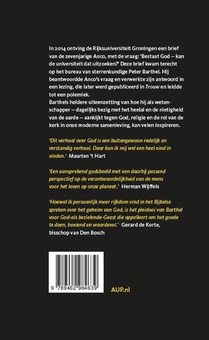 Professor, bestaat God? achterzijde