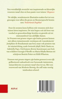 Vrouwen met groene vingers zijn buiten gewoon achterzijde