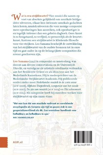 Het strijkkwartet achterzijde