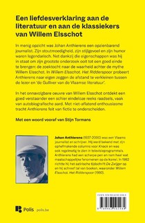 Willem Elsschot. Het Ridderspoor achterzijde