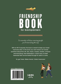 Friendship book for Backpackers achterzijde