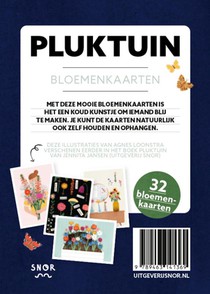 Pluktuin, 32 bloemenkaarten achterkant