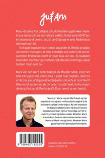 Juf Ans-Koningin in de klas achterzijde