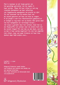 Superjuffie in de jungle achterzijde