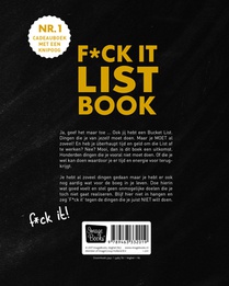 F*CK-it list book achterzijde