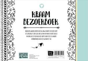 Kraambezoekboek (O'Baby by Pauline) achterzijde