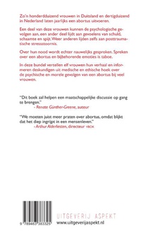 Abortus, schaamte en schuld achterzijde