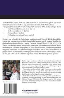 Monografie Nederlandse Onderzeeboten 2A achterzijde