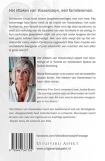 Het litteken van Vossensteyn achterzijde