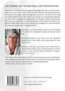 Het litteken van Vossensteyn GLB achterzijde