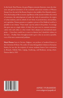 Economic and Social History of Medieval Europe achterzijde