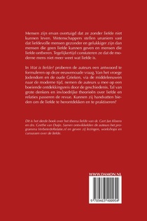 Wat is liefde? achterzijde