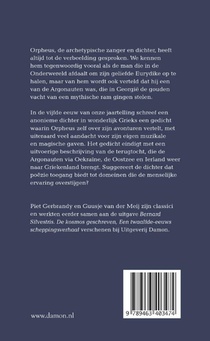 De barre tocht van Orpheus achterzijde