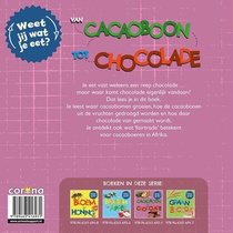 Van cacaoboon tot chocolade achterzijde