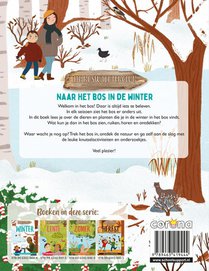 Naar het bos in de winter achterzijde