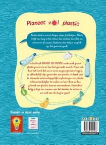 Planeet vol plastic achterzijde