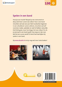 Spelen in een band achterzijde