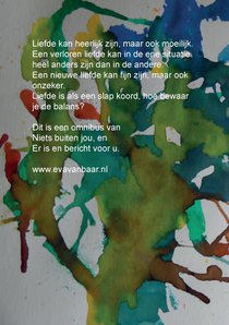 Het slappe koord van de liefde achterzijde