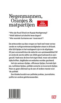 Negenmannen, Oranjes & matpartijen achterzijde