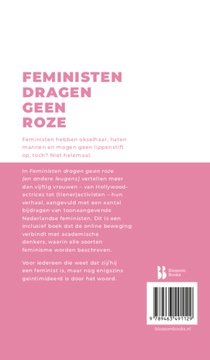 Feministen dragen geen roze en andere leugens achterzijde