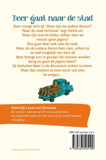 Beer gaat naar de stad achterzijde