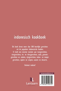 Indonesisch kookboek achterzijde
